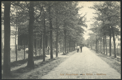 17116 Gezicht in de Jan Steenlaan te Bilthoven (gemeente De Bilt).